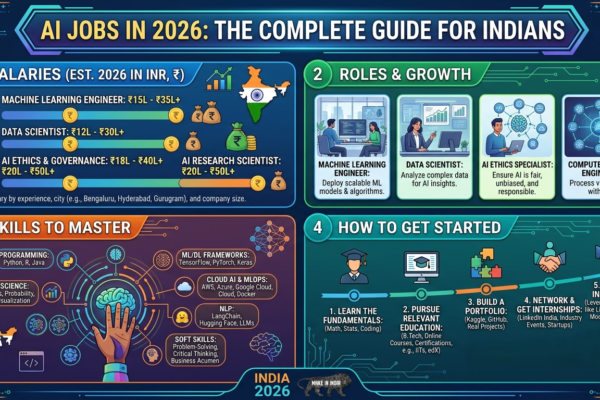 AI Jobs in 2026 The Complete Guide for Indians — Salaries, Roles, Skills and How to Get Started