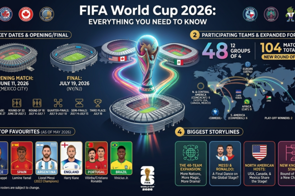 FIFA World Cup 2026 Everything You Need to Know — Dates, Teams, Favourites, and the Biggest Stories