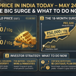 Gold Price in India Today — May 24, 2026 Why Gold Has Surged ₹50,000 in 18 Months and What to Do Now