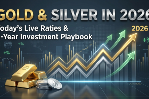 Gold & Silver in 2026 Today’s Live Rates, Why Commodities Are Your Smartest Bet Right Now, and the Investment Playbook for the Next 5 Years
