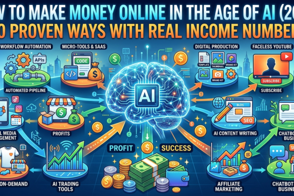 How to Make Money Online in the Age of AI (2026) 10 Proven Ways With Real Income Numbers