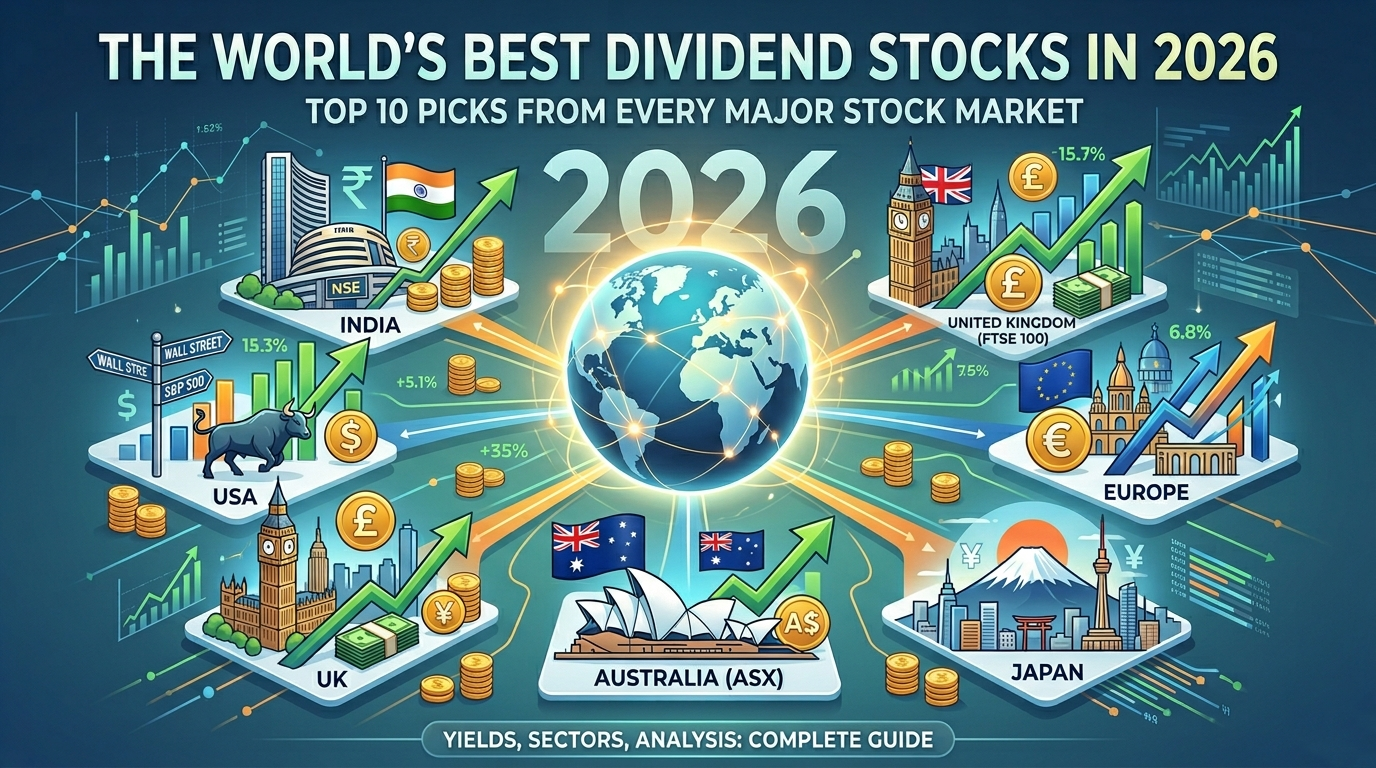 The World’s Best Dividend Stocks in 2026 Top 10 Picks From Every Major Stock Market