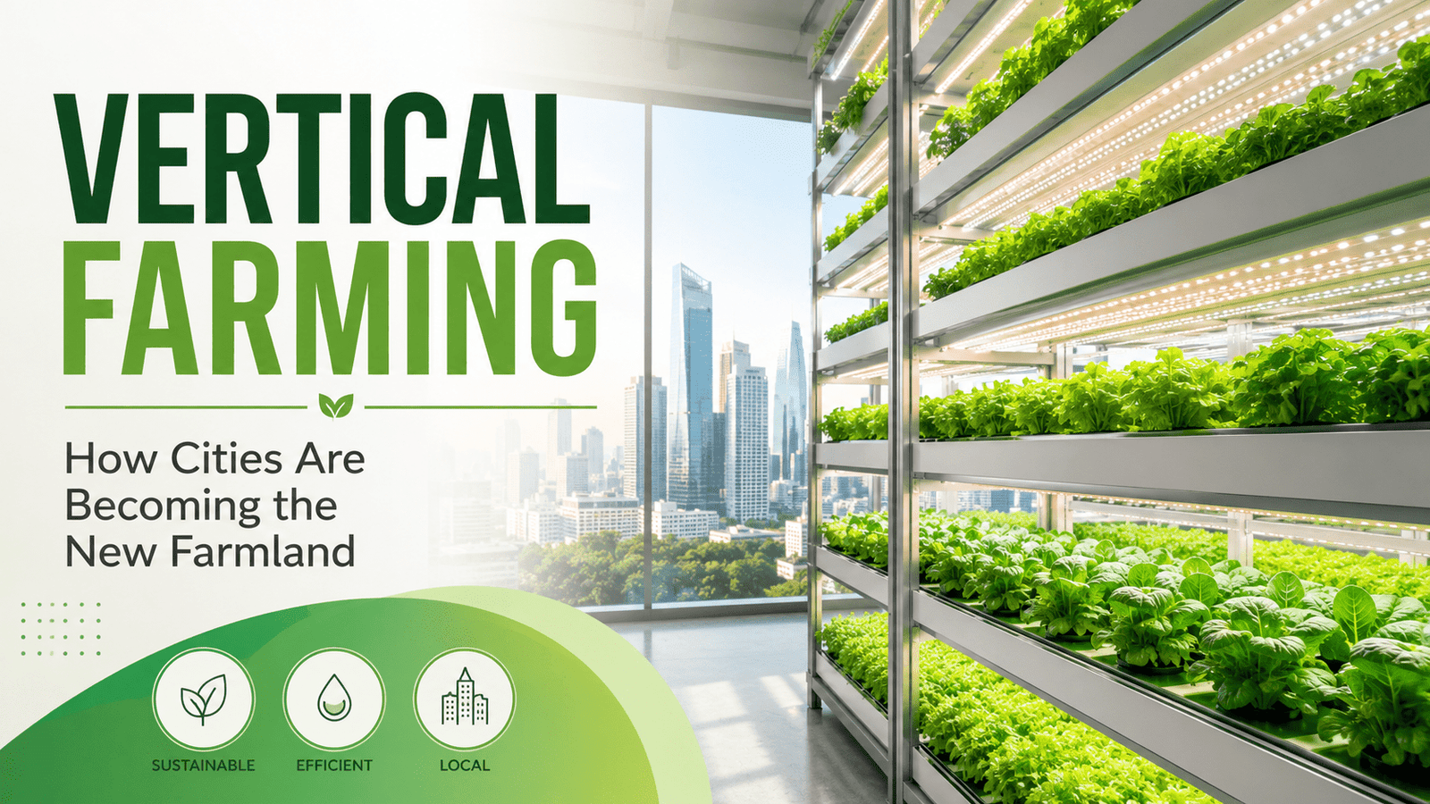 Vertical Farming — How Cities Are Becoming the New Farmland