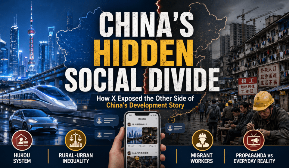 China’s Hidden Social Divide How X Exposed the Other Side of China’s Development Story