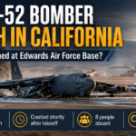 Crash of U.S. B-52 bomber in California