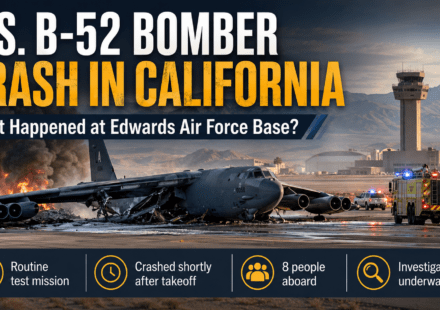 Crash of U.S. B-52 bomber in California