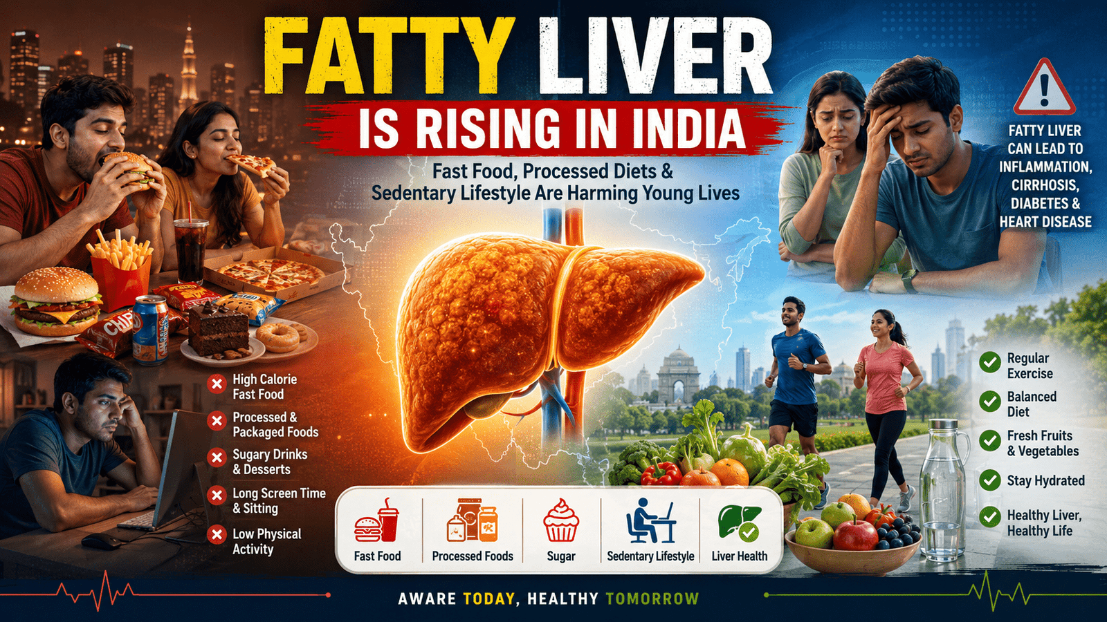 Fatty liver awareness in India