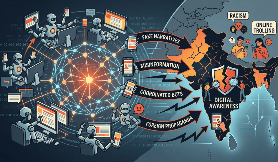 Foreign Bot Networks and Anti-India Propaganda How Misinformation Fuels Racism Against Indians
