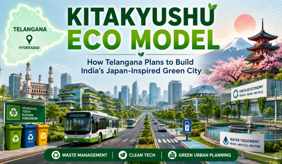 Futuristic green city model concept