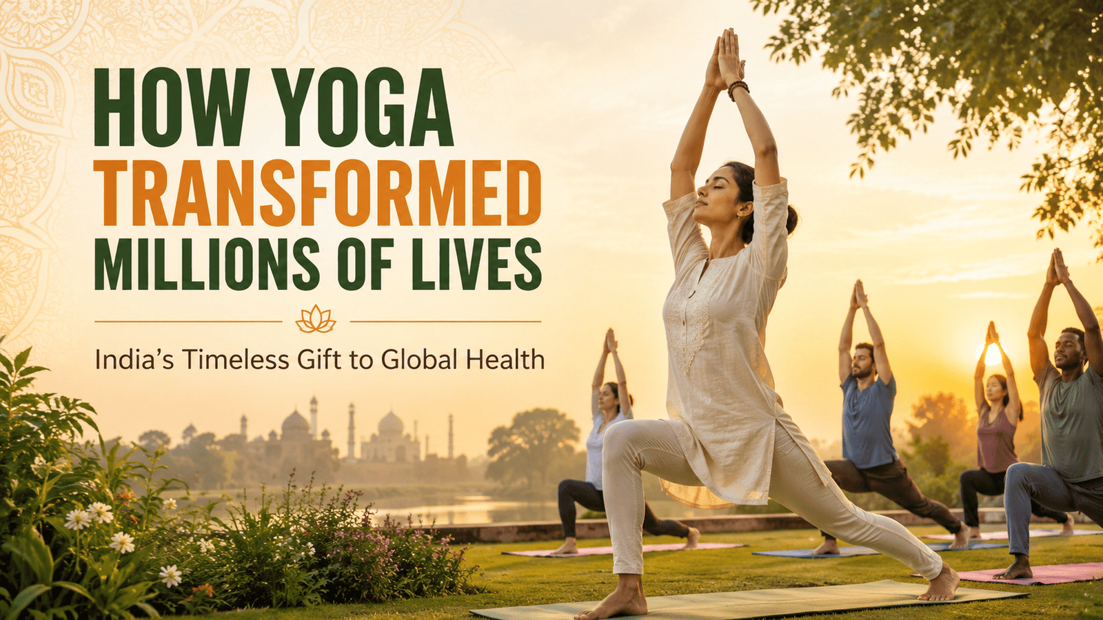 How Yoga Transformed Millions of Lives India’s Timeless Gift to Global Health