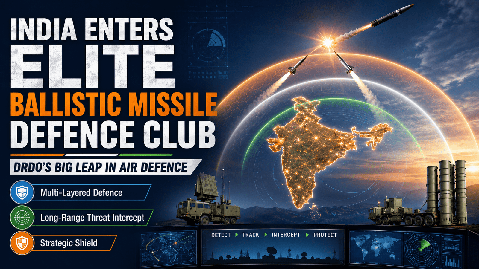 India Enters Elite Ballistic Missile Defence Club DRDO’s Big Leap in Air Defence