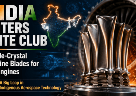 India Enters Elite Club with Single-Crystal Turbine Blades for Jet Engines