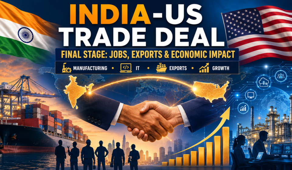 India-US Trade Deal Nears Final Stage What It Means for Jobs, Exports and India’s Economy