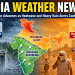 India Weather News Monsoon Advances as Heatwave and Heavy Rain Alerts Continue