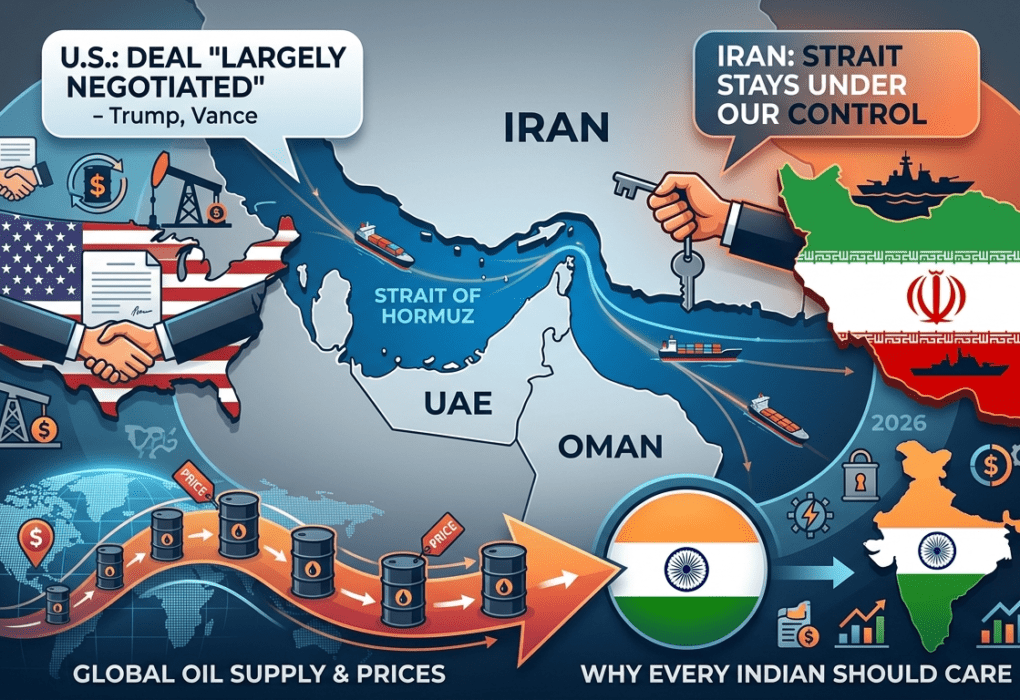 Iran-USA Deal and the Strait of Hormuz What Is Happening, What It Means for Oil, and Why Every Indian Should Care