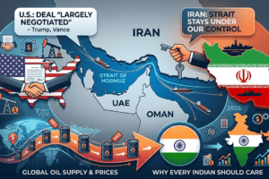 Iran-USA Deal and the Strait of Hormuz What Is Happening, What It Means for Oil, and Why Every Indian Should Care