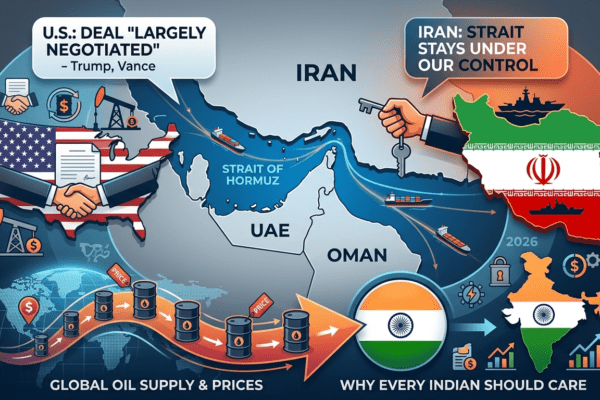 Iran-USA Deal and the Strait of Hormuz What Is Happening, What It Means for Oil, and Why Every Indian Should Care