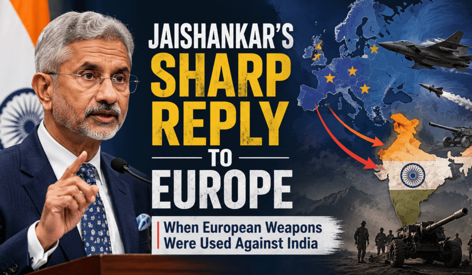 Jaishankar’s Sharp Reply to Europe: When European Weapons Were Used Against India