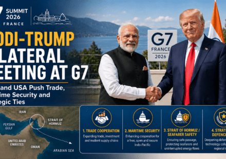 Modi-Trump Bilateral Meeting at G7 India and USA Push Trade, Maritime Security and Strategic Ties
