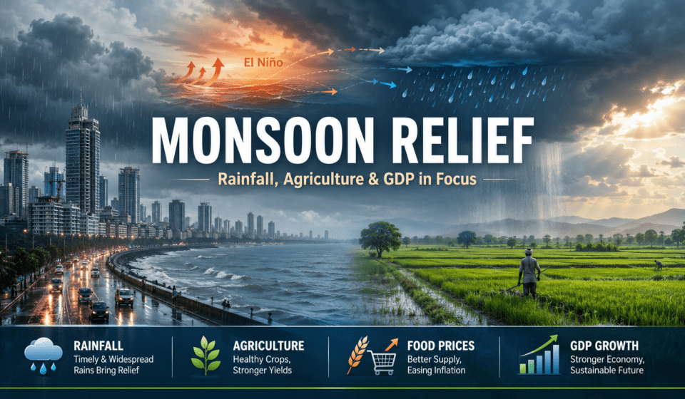 Monsoon relief brings growth and recovery