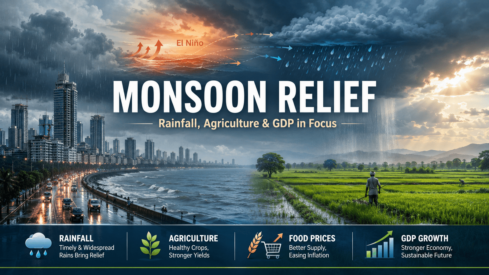 Monsoon relief brings growth and recovery