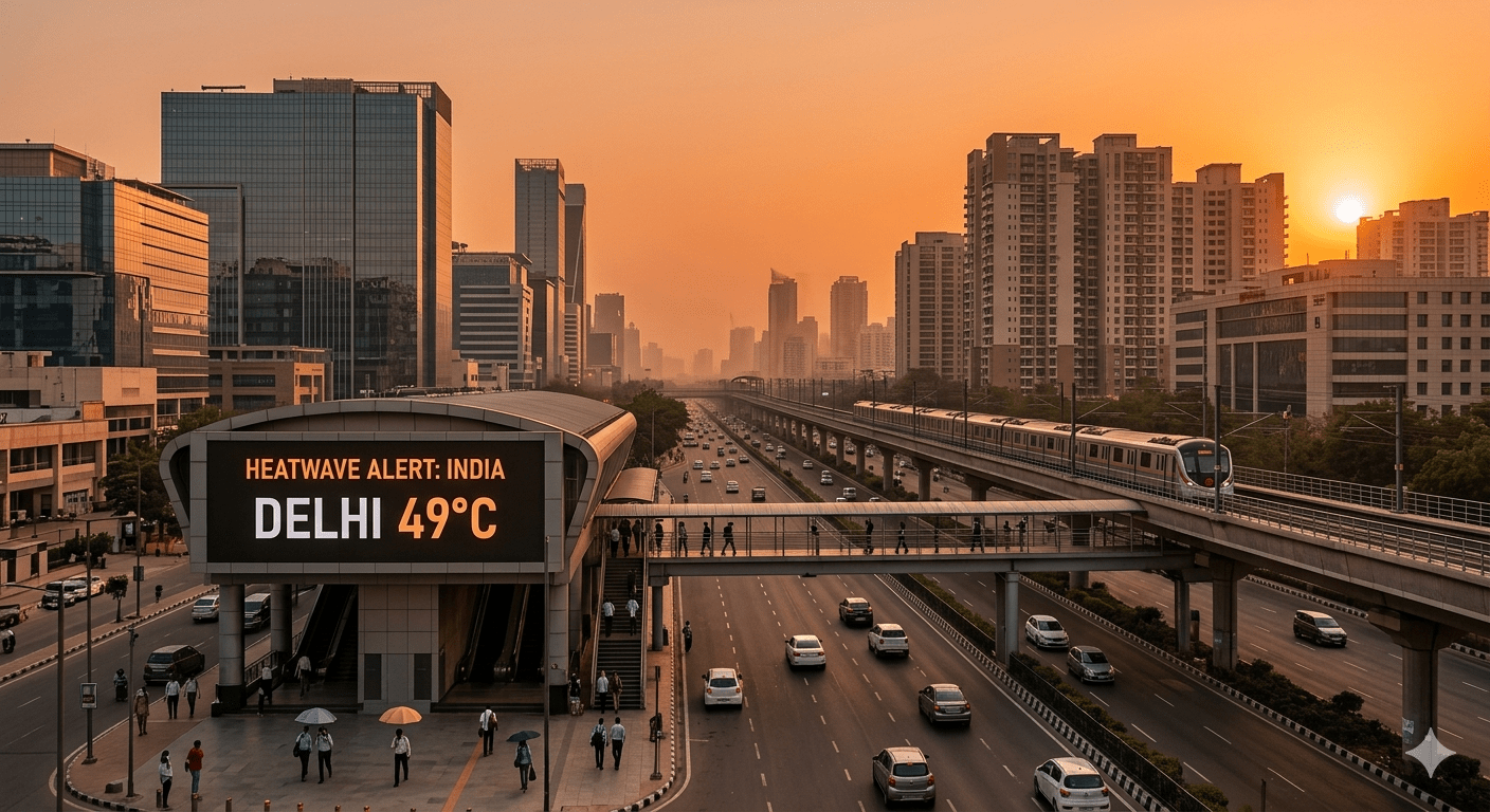 National Heatwave in India 2026 Why Delhi, Rajasthan, and Uttar Pradesh Are Facing Record-Breaking Temperatures