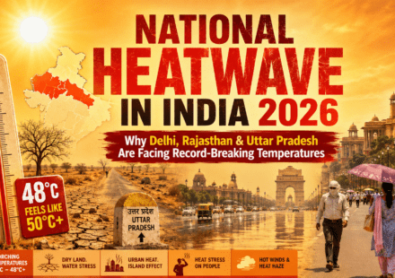 National Heatwave in India 2026 Why Delhi, Rajasthan, and Uttar Pradesh Are Facing Record-Breaking Temperatures.