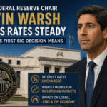 New Federal Reserve Chief Kevin Warsh Holds Rates Steady What His First Big Decision Means