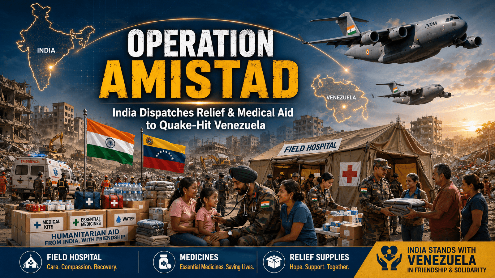 Operation Amistad Global Aid in Action