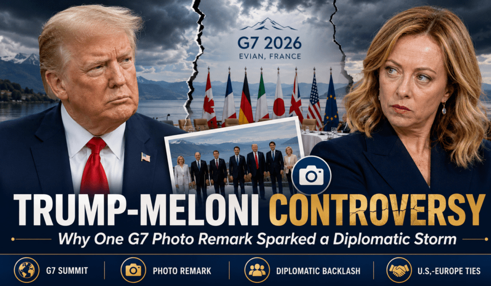 Trump-Meloni Controversy Why One G7 Photo Remark Sparked a Diplomatic Storm