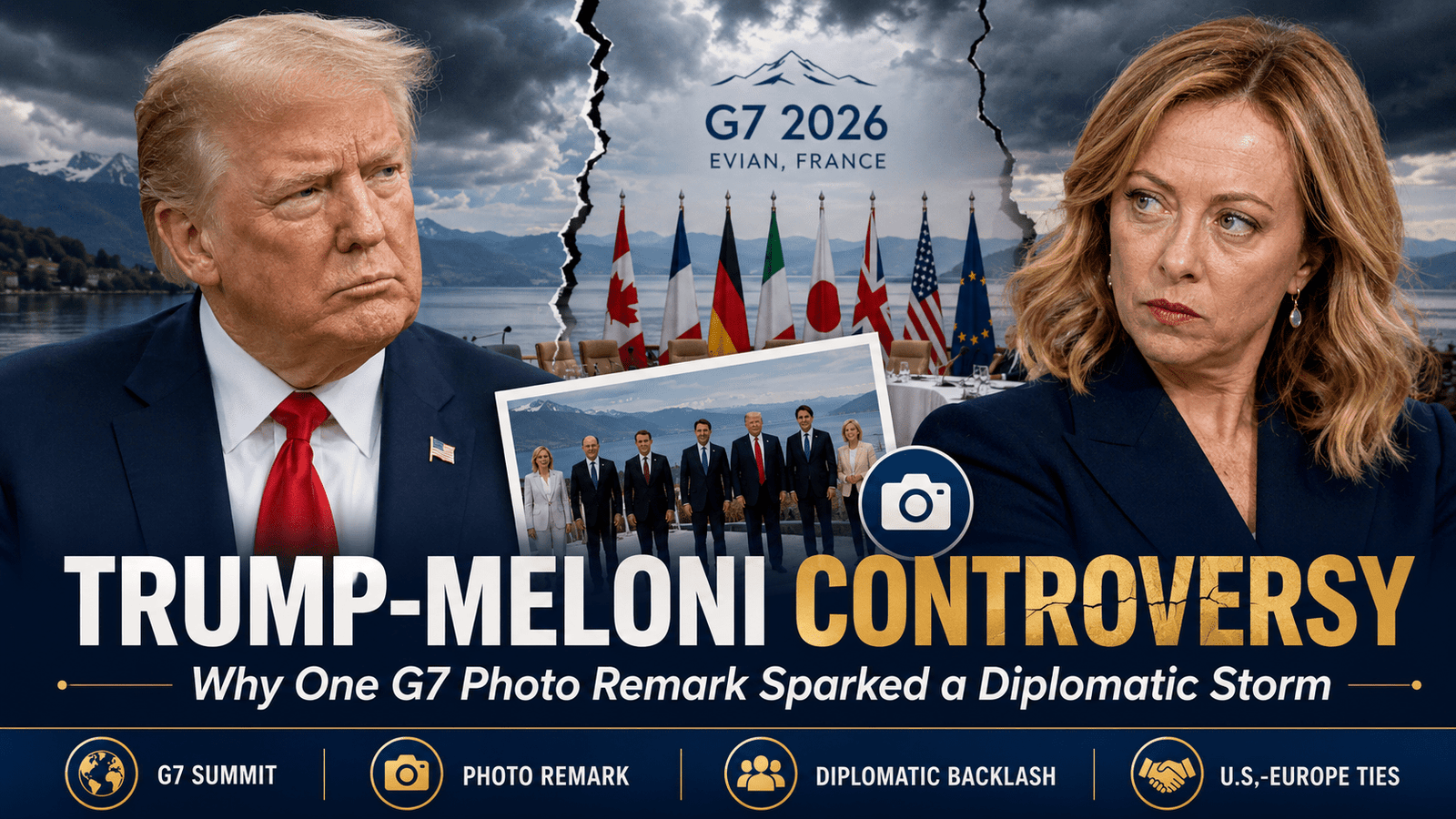 Trump-Meloni Controversy Why One G7 Photo Remark Sparked a Diplomatic Storm