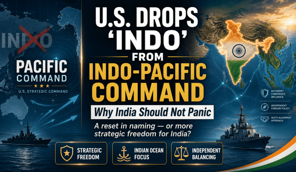 U.S. drops ‘Indo’ from command name