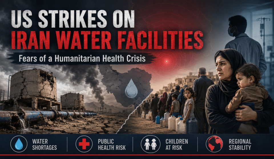 US Strikes on Iran Water Facilities Raise Fears of a Humanitarian Health Crisis
