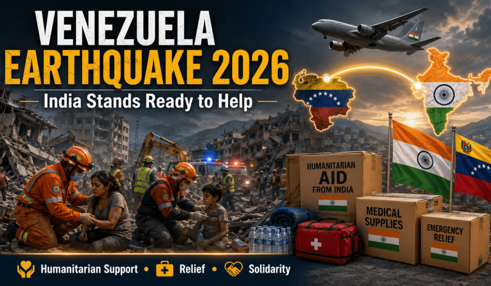Venezuela earthquake relief from India