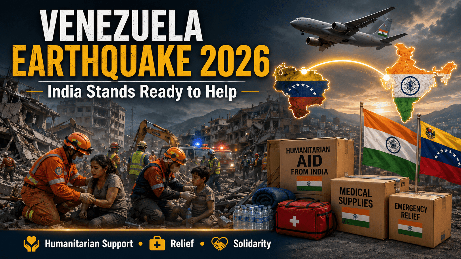 Venezuela earthquake relief from India