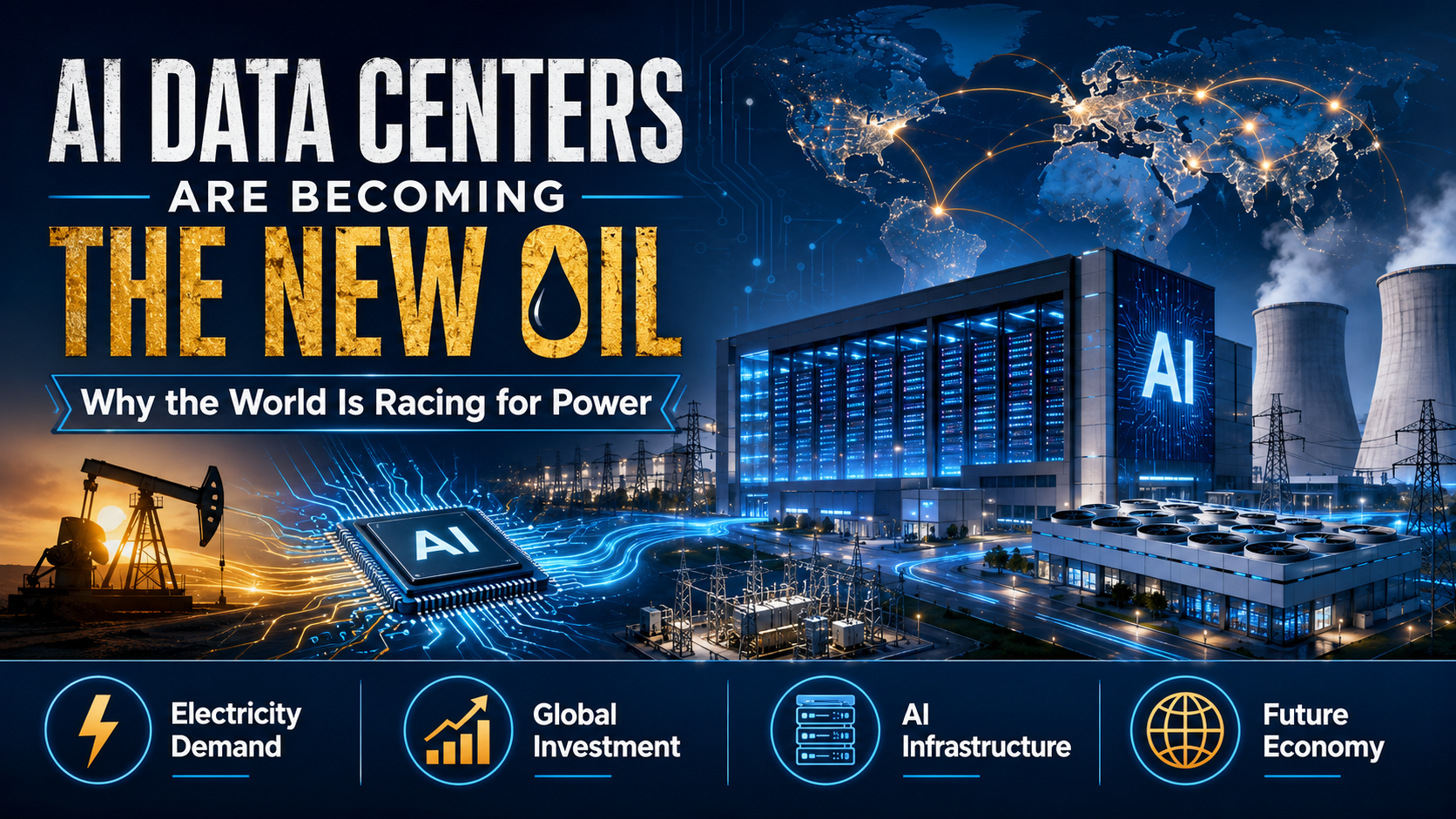 AI Data Centers Are Becoming the New Oil Why the World Is Racing for Power