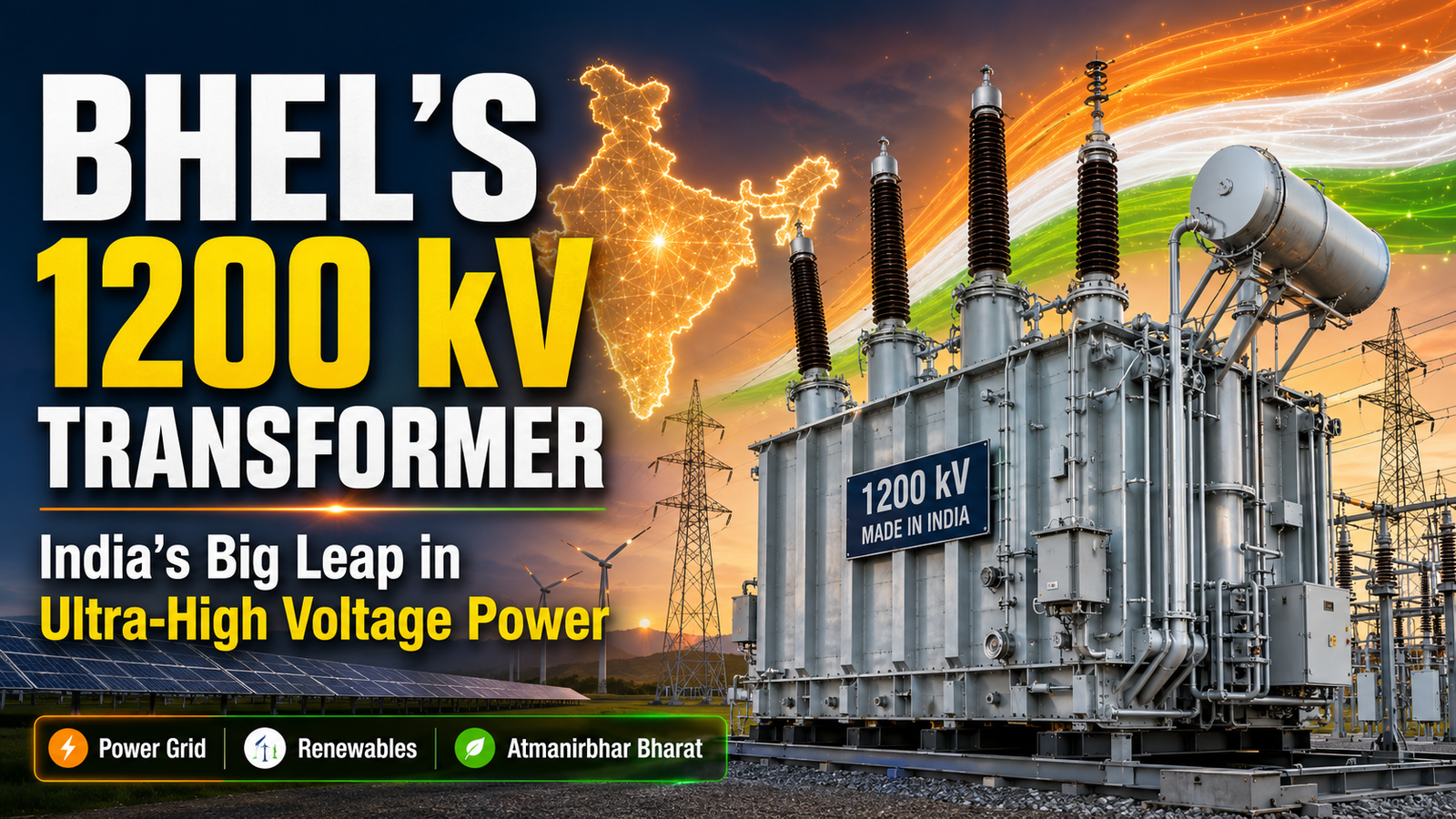 BHEL’s 1200 kV Transformer