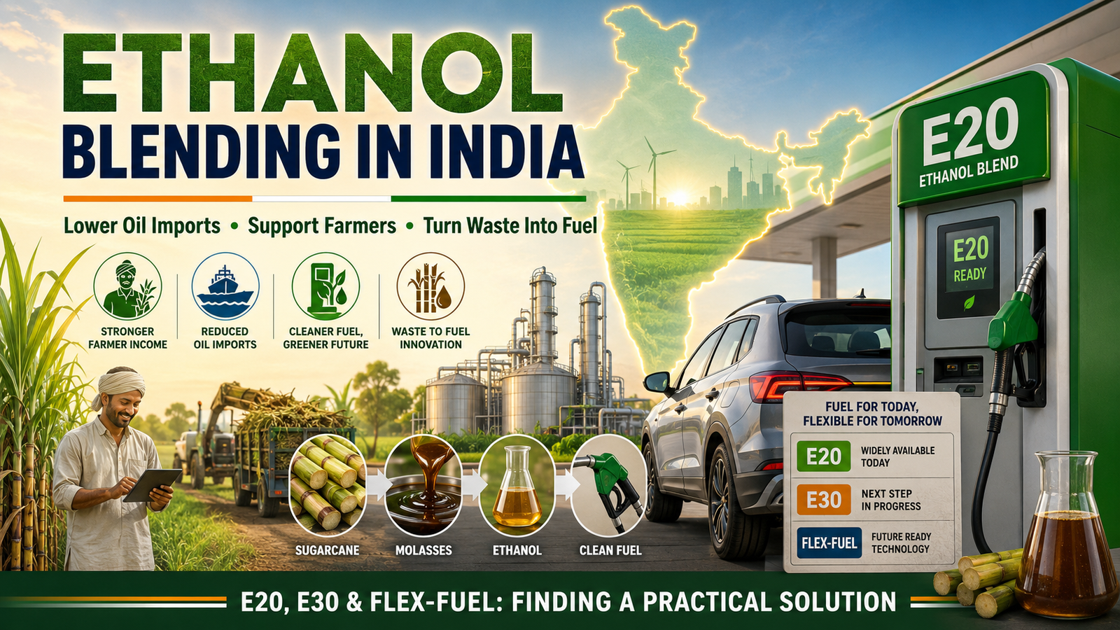 Blending ethanol for India's sustainable future
