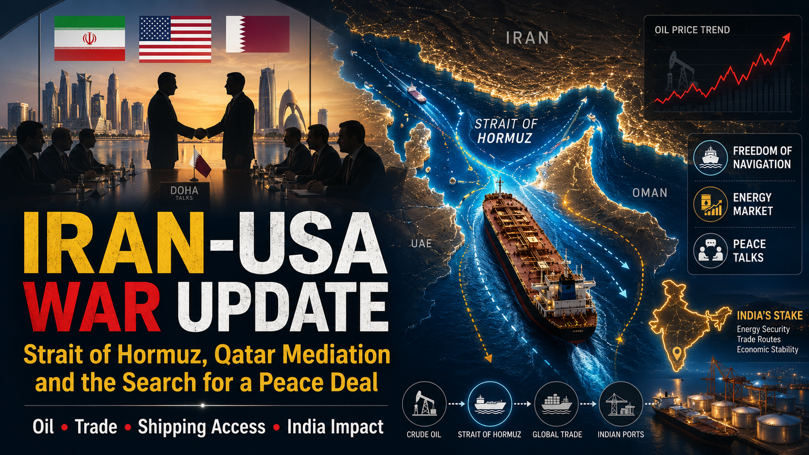 Diplomatic tensions and global oil routes