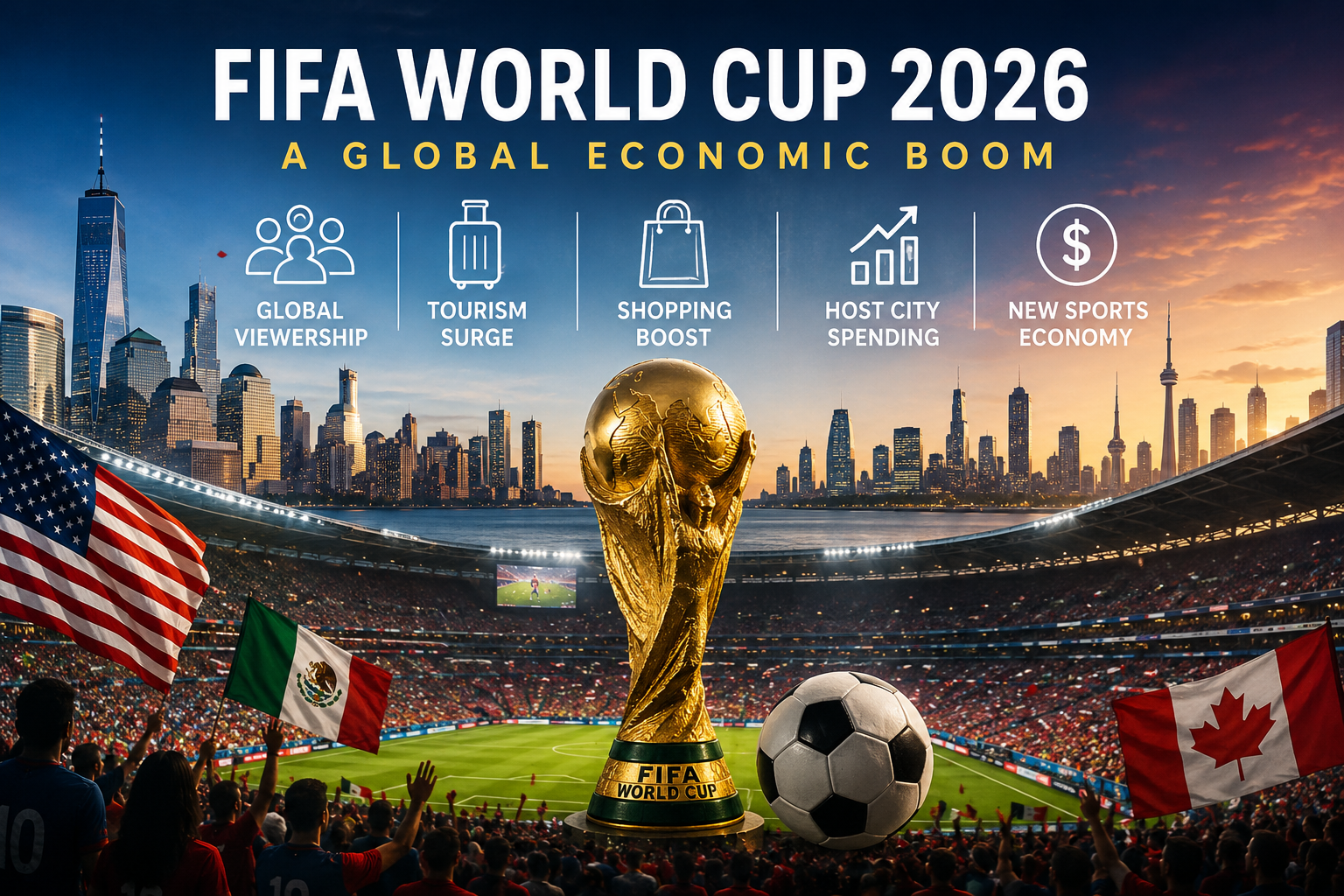 FIFA World Cup 2026 Why the Biggest Football Tournament Is Becoming a Global Economic Boom
