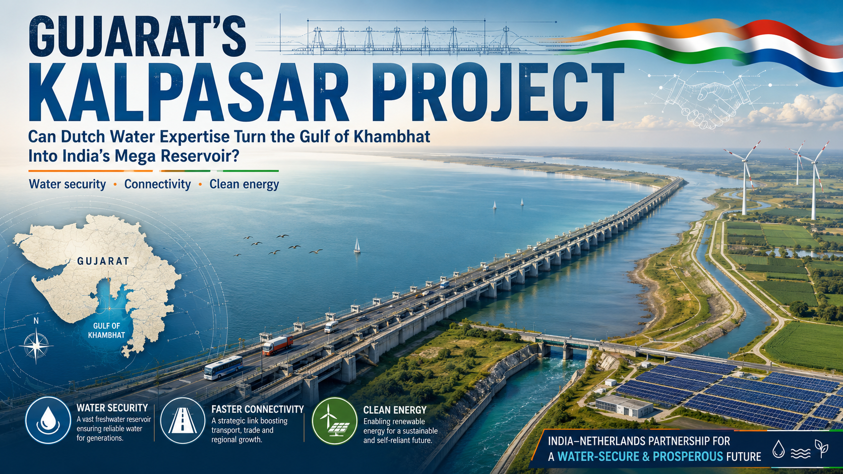 Gujarat's Kalpasar water project overview