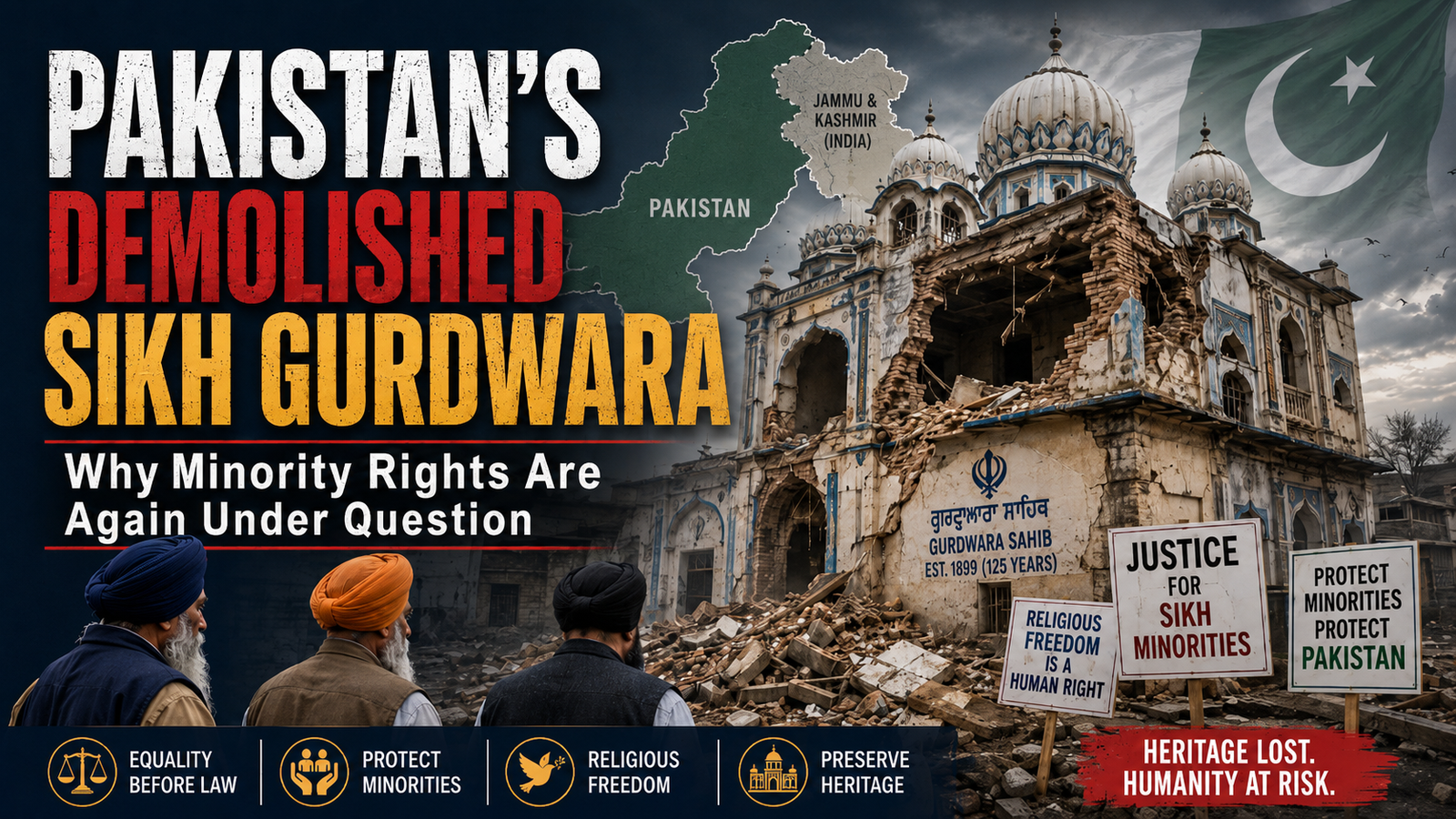 Heritage destruction and minority rights in danger