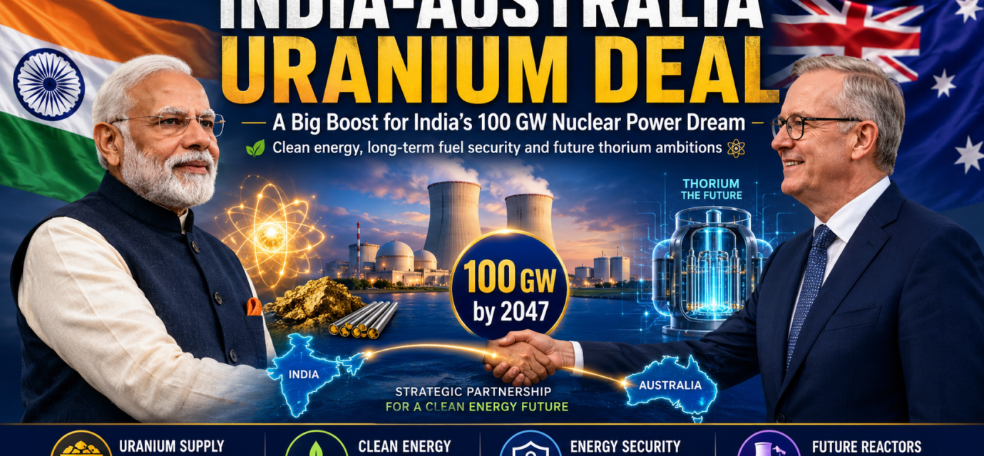 India-Australia uranium deal infographic