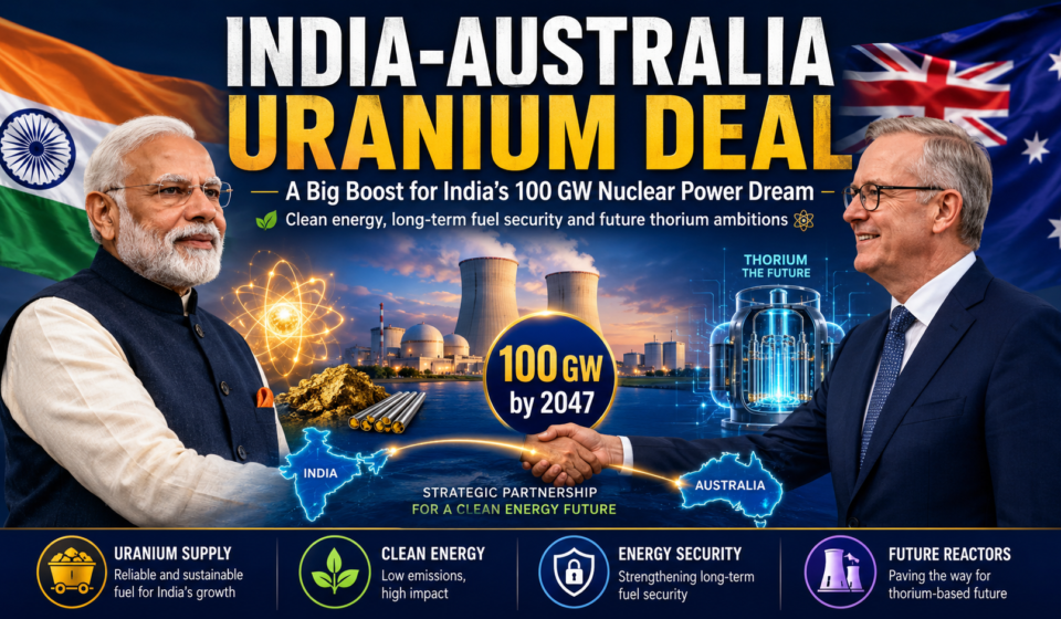 India-Australia uranium deal infographic