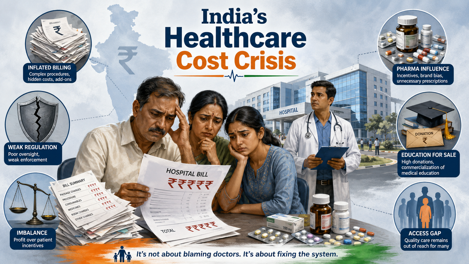 India’s Medical Mafia Problem How Healthcare Became Expensive and How It Can Be Fixed
