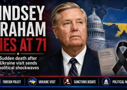 Lindsey Graham's sudden death shocks politics