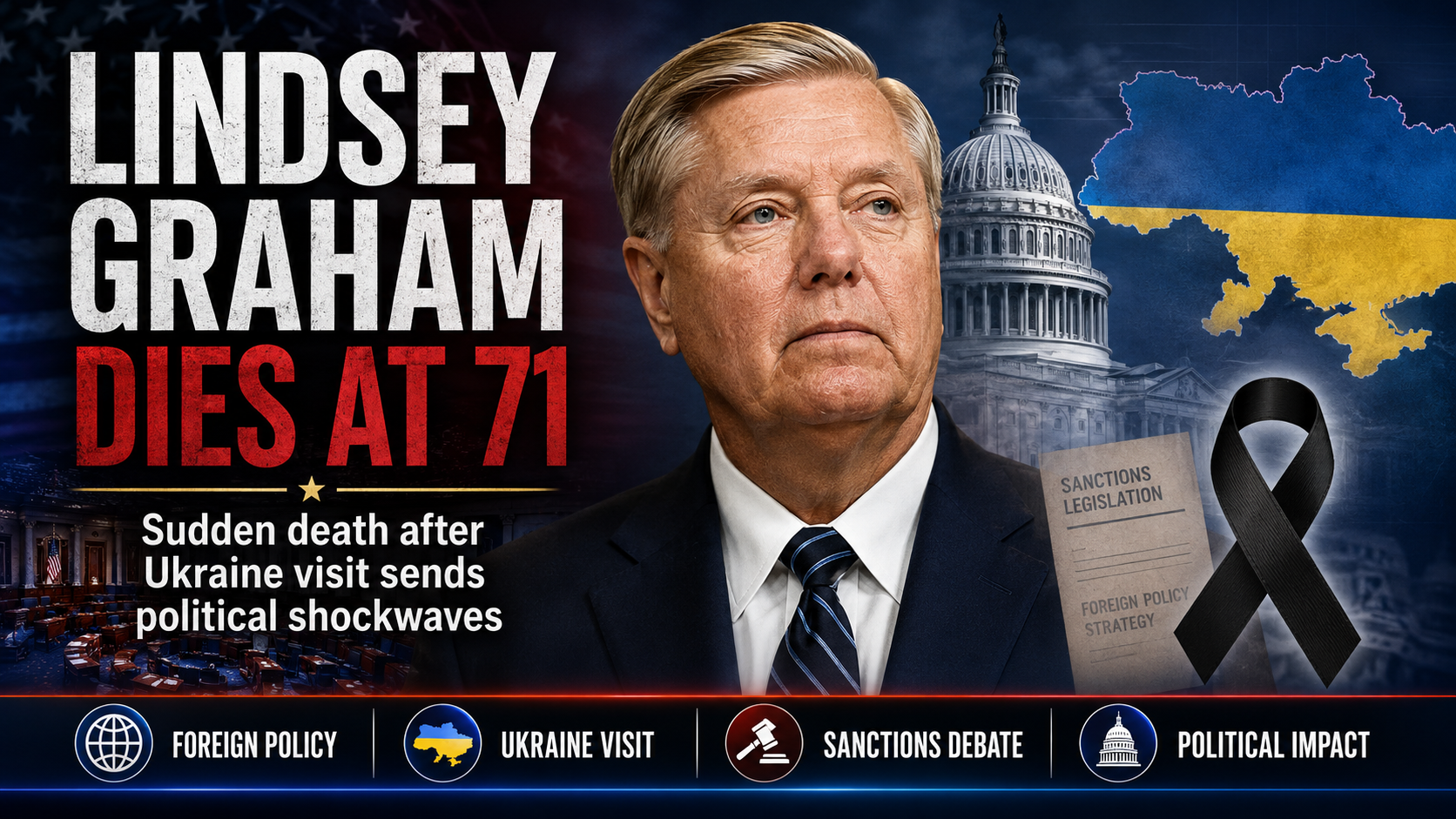 Lindsey Graham's sudden death shocks politics