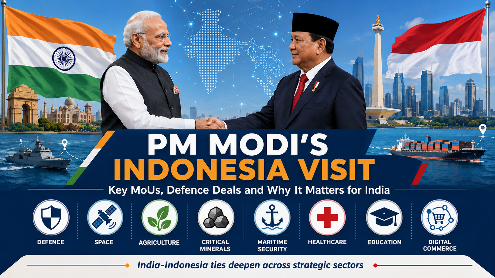 Modi's Indonesia visit strengthening ties
