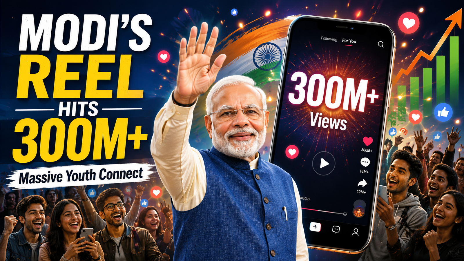 Modi’s viral youth celebration