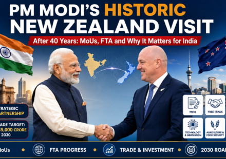 PM Modi's historic NZ visit details